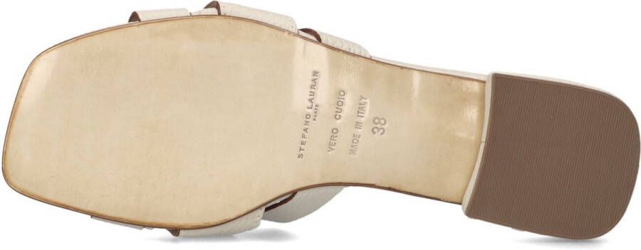 STEFANO LAURAN Slippers Dames 24050 Maat: 40 Materiaal: Leer Kleur: Beige - Foto 2