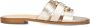 STEFANO LAURAN Slippers Dames 24152 Maat: 43 Materiaal: Leer Kleur: Goudkleurig - Thumbnail 2