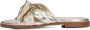 STEFANO LAURAN Slippers Dames 24153 Maat: 38 Materiaal: Leer Kleur: Goud - Thumbnail 2