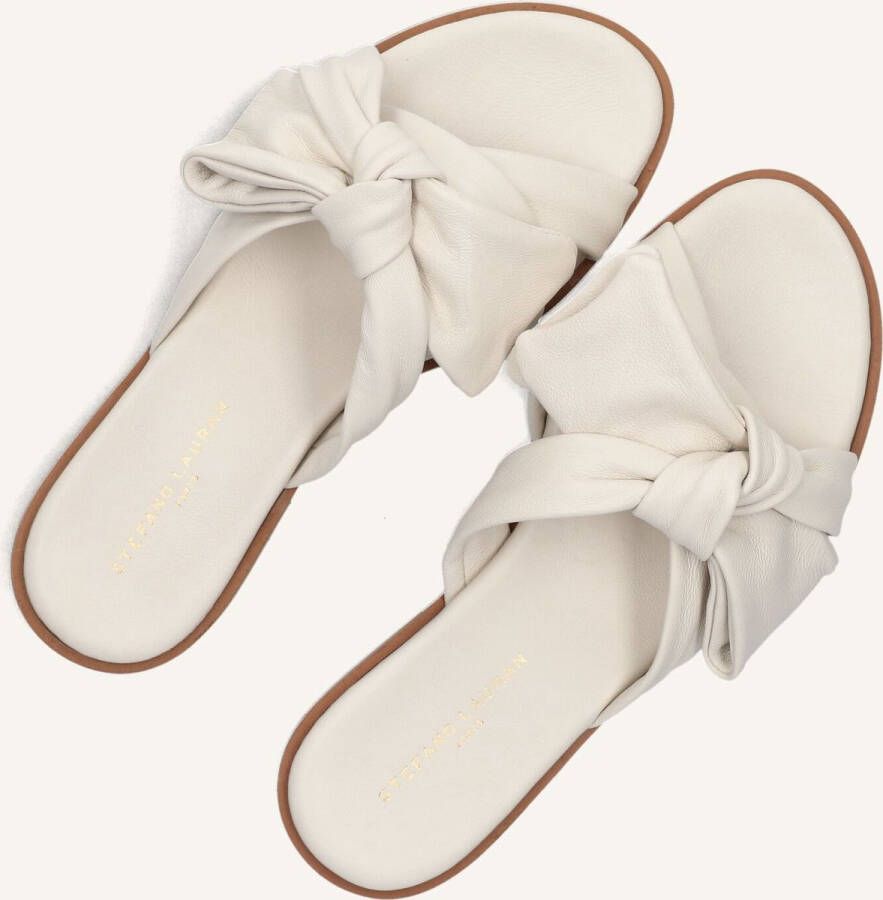 STEFANO LAURAN Slippers Dames 24153 Maat: 36 Materiaal: Leer Kleur: Wit - Foto 2