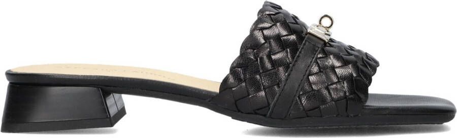STEFANO LAURAN Slippers Dames 24500 Maat: 36 Materiaal: Leer Kleur: Zwart