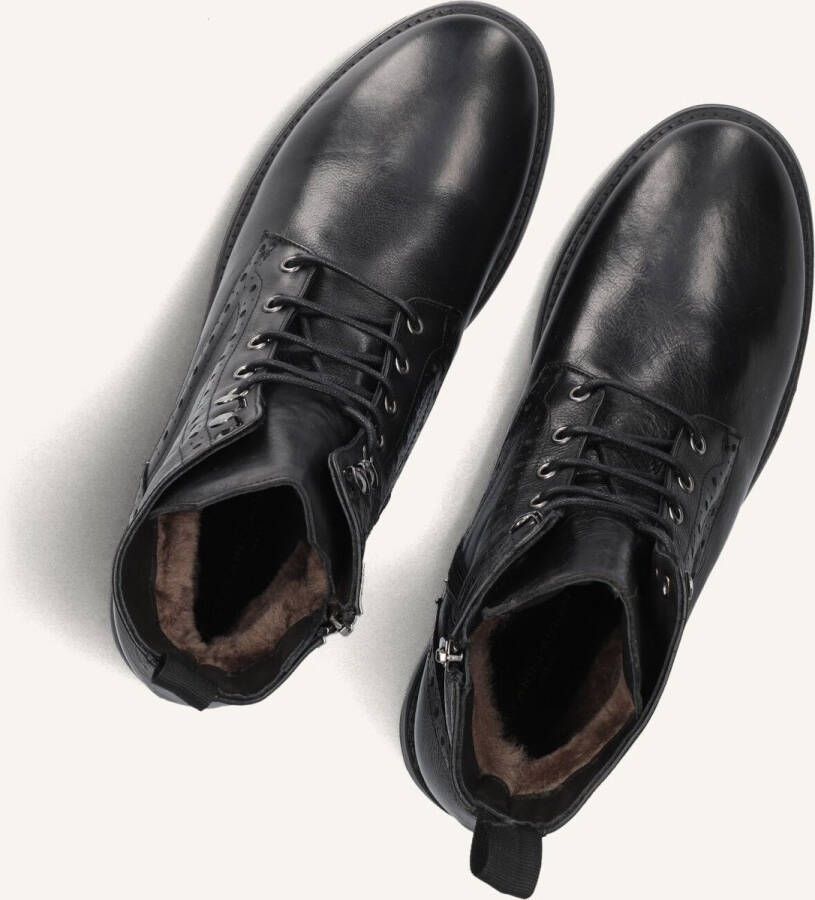 STEFANO LAURAN Veterboots Heren 3551 Maat: 46 Materiaal: Leer Kleur: Zwart - Foto 2