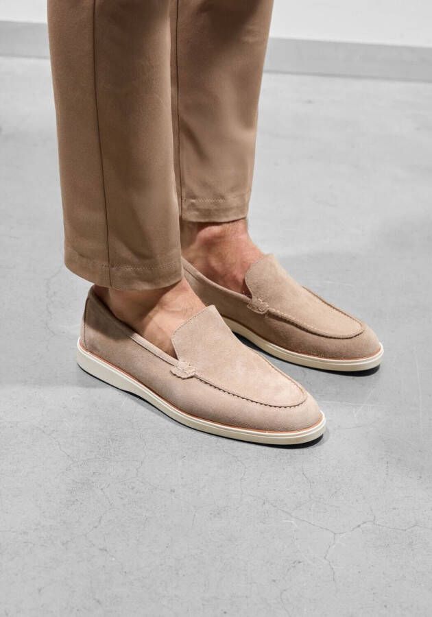 Stefano Lauran 3564 Loafers Heren Instappers Beige