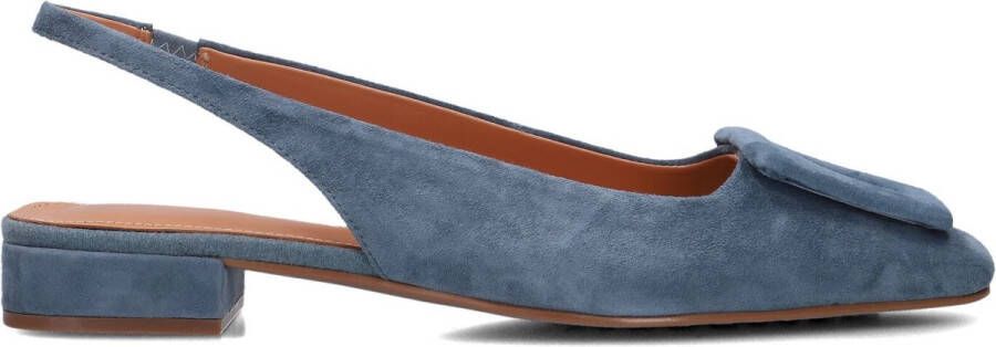 STEFANO LAURAN Slingbacks Dames 58577a Maat: 40 Materiaal: Suède Kleur: Blauw - Foto 2