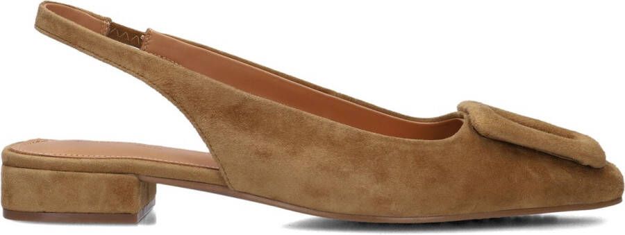 STEFANO LAURAN Slingbacks Dames 58577a Maat: 37 Materiaal: Suède Kleur: Camel - Foto 2