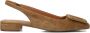 STEFANO LAURAN Slingbacks Dames 58577a Maat: 37 Materiaal: Suède Kleur: Camel - Thumbnail 2