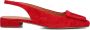 STEFANO LAURAN Slingbacks Dames 58577a Maat: 43 Materiaal: Suède Kleur: Rood - Thumbnail 2