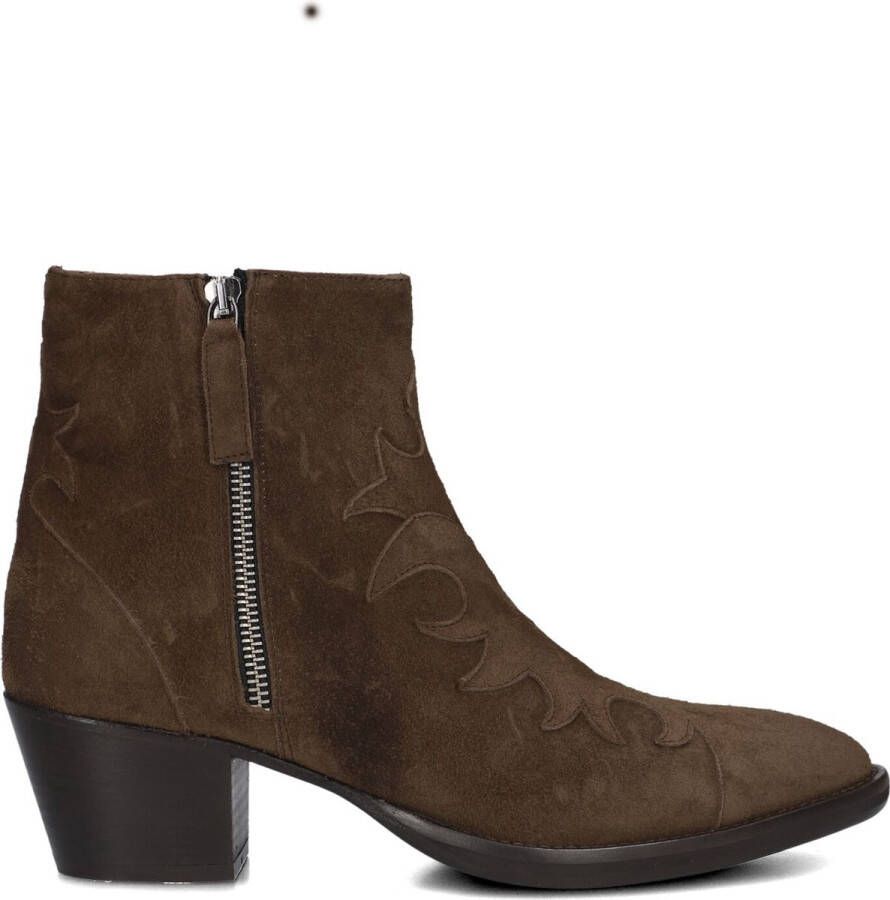 STEFANO LAURAN Enkellaarsjes Dames 702-17 Maat: 37 Materiaal: Suède Kleur: Bruin - Foto 4