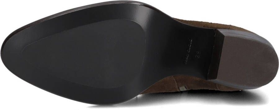 Stefano Lauran 702-17 Enkellaarsjes Enkelboots met rits Dames Bruin