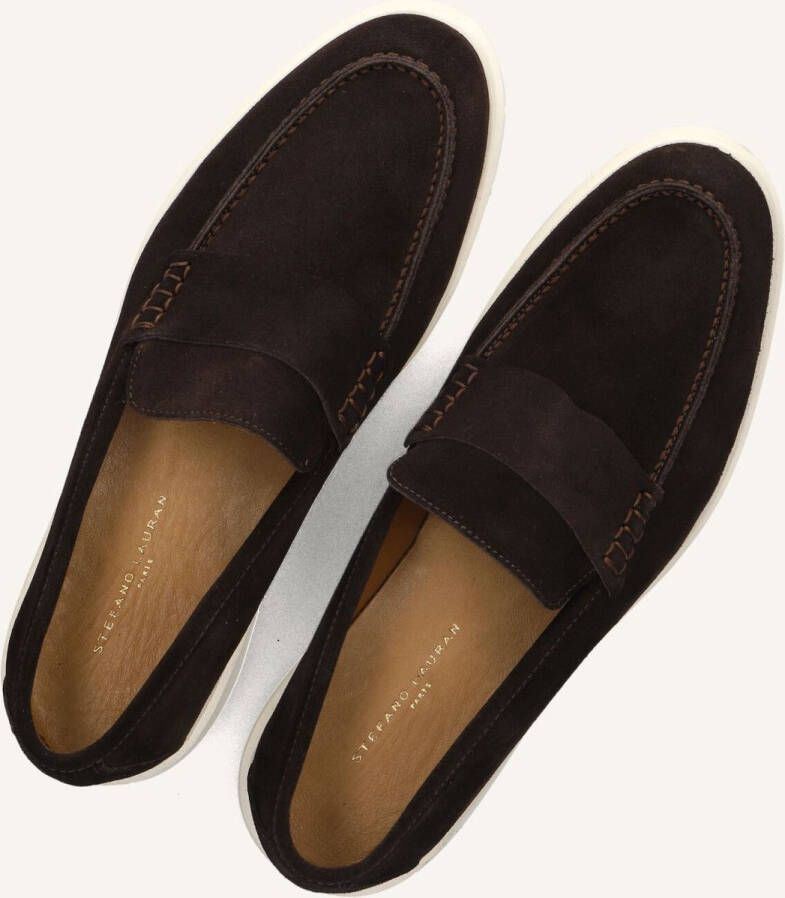 STEFANO LAURAN Loafers Heren 7183 Maat: 44 Materiaal: Suède Kleur: Bruin - Foto 2