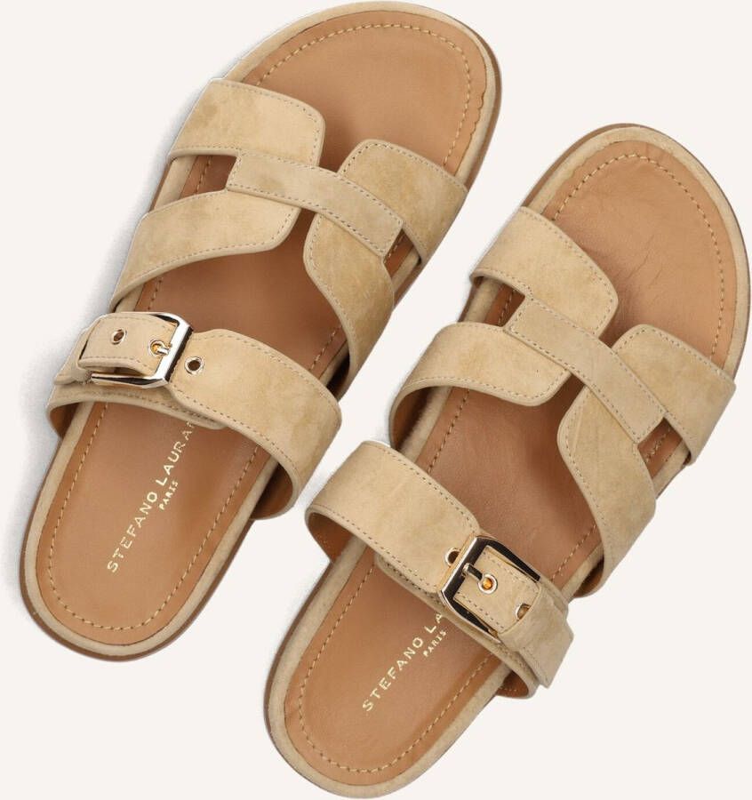 STEFANO LAURAN Slippers Dames 89863 1661 Maat: 40 Materiaal: Suède Kleur: Beige - Foto 2