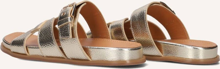 STEFANO LAURAN Slippers Dames 89863 1661 Maat: 41 Materiaal: Leer Kleur: Goud - Foto 2