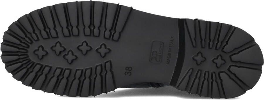 Stefano Lauran 9636 Enkellaarsjes Enkelboots met rits Dames Zwart