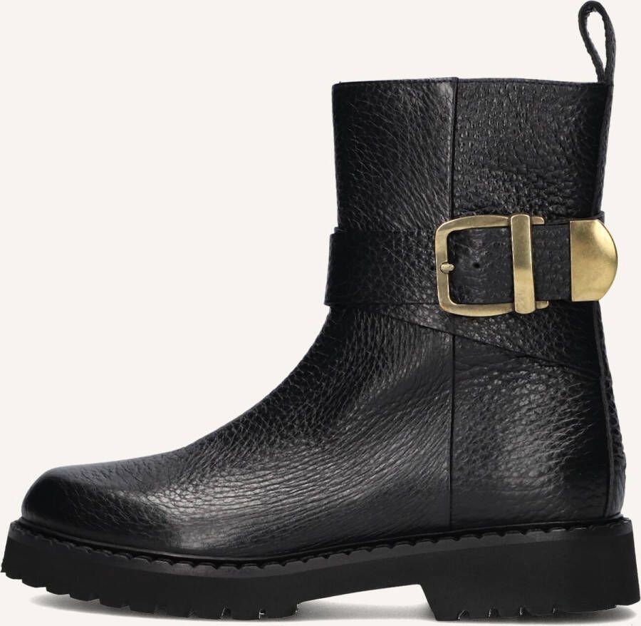 STEFANO LAURAN Enkellaarsjes Dames 9636 Maat: 39 Materiaal: Leer Kleur: Zwart - Foto 3