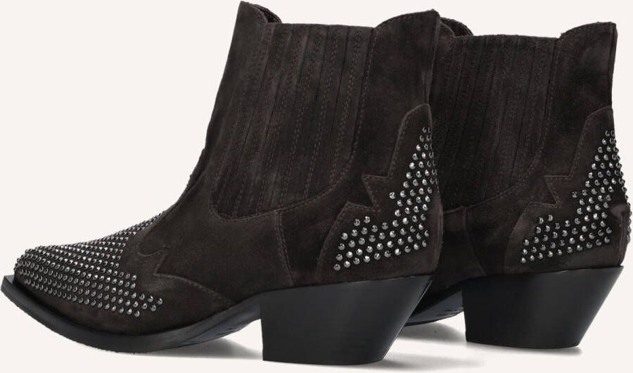 STEFANO LAURAN Enkellaarsjes Dames 9706r Maat: 38 5 Materiaal: Suède Kleur: Grijs - Foto 2