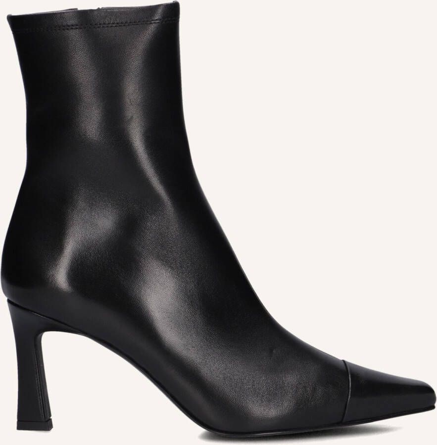 Stefano Lauran Alba 1 Enkellaarsjes Enkelboots met rits Dames Zwart