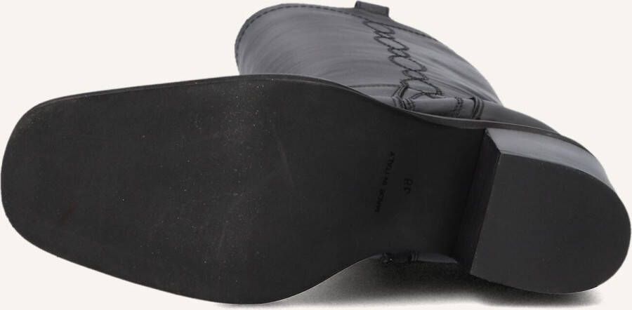 STEFANO LAURAN Hoge Laarzen Dames B5631 Maat: 41 Materiaal: Leer Kleur: Zwart - Foto 2