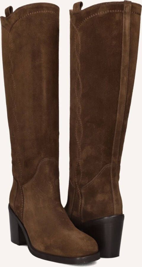 STEFANO LAURAN Hoge Laarzen Dames B5631 Maat: 37 Materiaal: Suède Kleur: Cognac - Foto 2