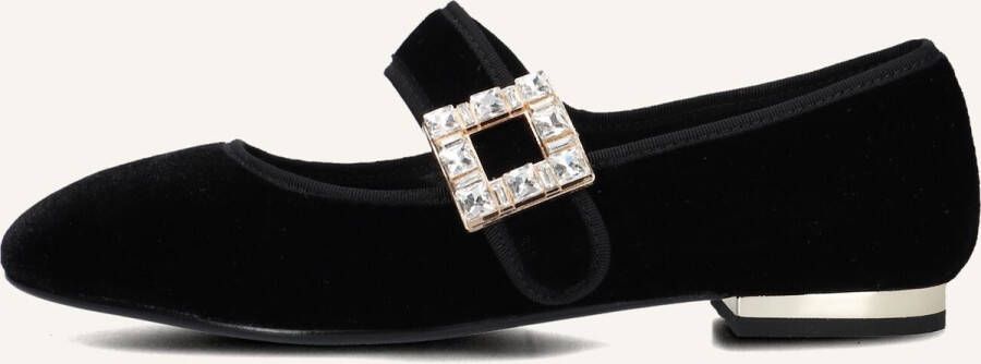 STEFANO LAURAN Ballerina Dames Bailarina Adorno Maat: 41 Materiaal: Suède Kleur: Zwart - Foto 2