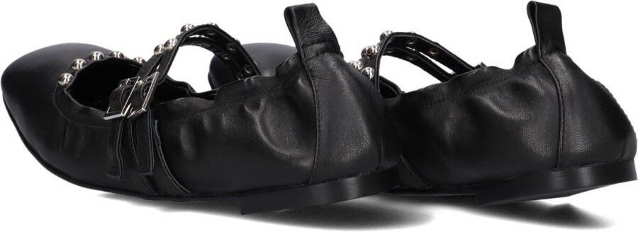 Stefano Lauran Bailarina Arrugada Ballerina's Ballarina Schoenen Instappers Dames Zwart - Foto 2