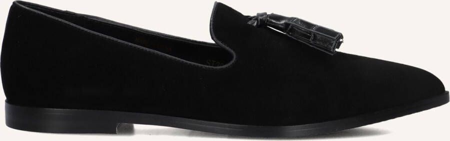 Stefano Lauran Bj5615-05 Loafers Dames Instappers Zwart