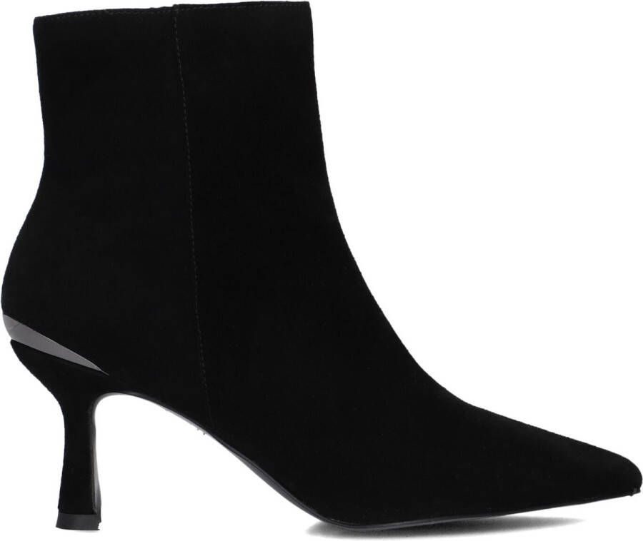 Stefano Lauran Botin Enkellaarsjes Enkelboots met rits Zwart