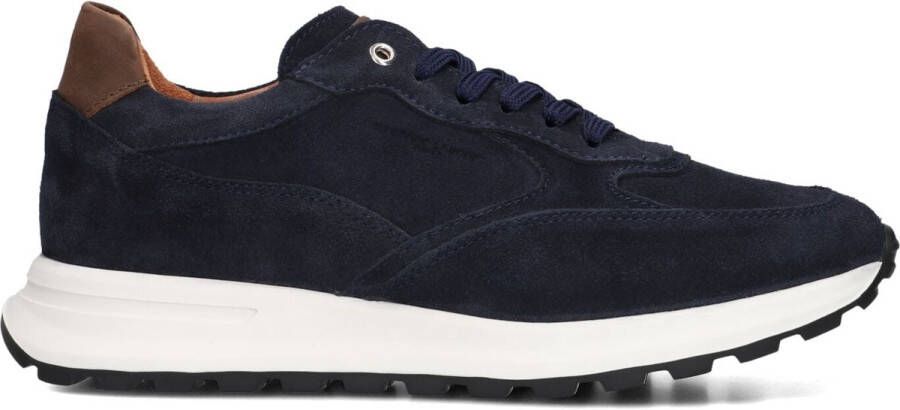STEFANO LAURAN Lage Sneakers Heren Champ Maat: 47 Materiaal: Suède Kleur: Donkerblauw