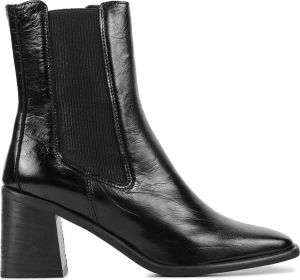 Stefano Lauran Chelsea boots Dames Laarzen Damesschoenen Leer M1135 Zwart