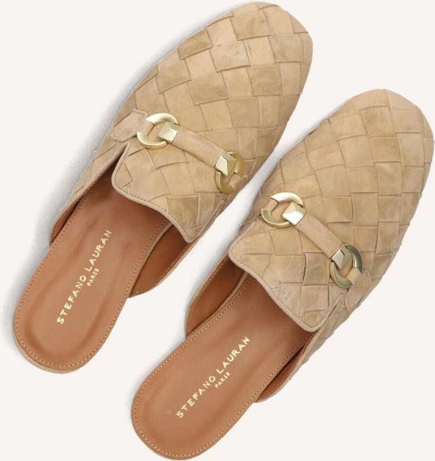 STEFANO LAURAN Instappers Dames D24083 Maat: 38 Materiaal: Suède Kleur: Beige - Foto 2