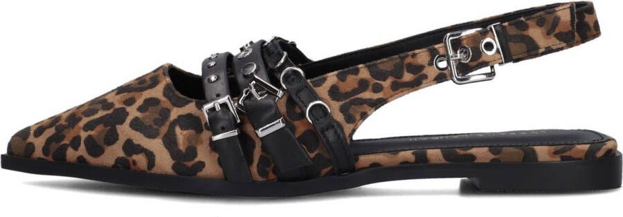 STEFANO LAURAN Slingbacks Dames D241192129 Maat: 36 Materiaal: Suède Kleur: Camel - Foto 2