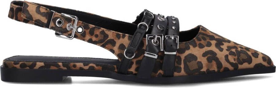 STEFANO LAURAN Slingbacks Dames D241192129 Maat: 37 Materiaal: Suède Kleur: Camel - Foto 2