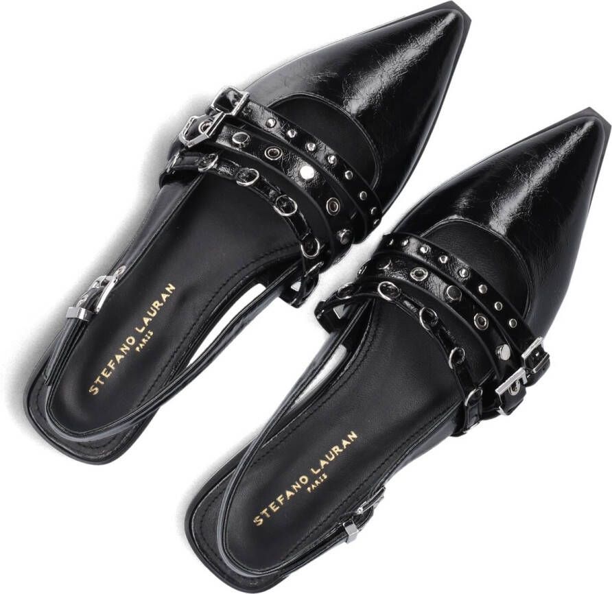 STEFANO LAURAN Slingbacks Dames D241192129 Maat: 42 Materiaal: Leer Kleur: Zwart - Foto 2