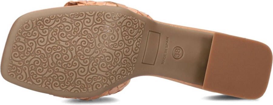 Stefano Lauran Zalm Slippers Brown Dames