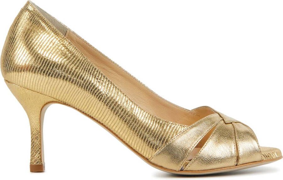 Stefano Lauran Dames Pumps Damesschoenen Leer Geen hoogte cm S3131 Goud