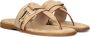 STEFANO LAURAN Teenslippers Dames Sue Teenslipper Maat: 36 Materiaal: Suède Kleur: Beige - Thumbnail 2