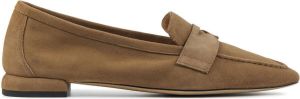Stefano Lauran Instappers Dames Instapschoenen Damesschoenen Suède 9645 vannel Midden bruin