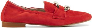 Stefano Lauran Instappers Dames Instapschoenen Damesschoenen Suède S3089 Oranje