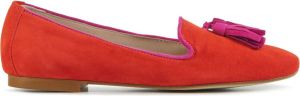 Stefano Lauran Instappers Dames Instapschoenen Damesschoenen Suède S3100 Oranje