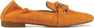 Stefano Lauran Instappers Dames Instapschoenen Damesschoenen Suède S1070 Okergeel