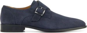 Giuseppe Maurizio Instappers Heren Gespschoenen Herenschoenen Suède S3065 Blauw