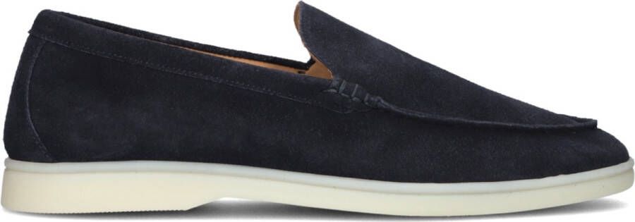 Stefano Lauran Instappers Heren Instapschoenen Herenschoenen Suède S3267 Blauw
