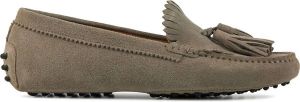 Stefano Lauran Instappers Loafers Dames Damesschoenen Suède S3039 Taupe