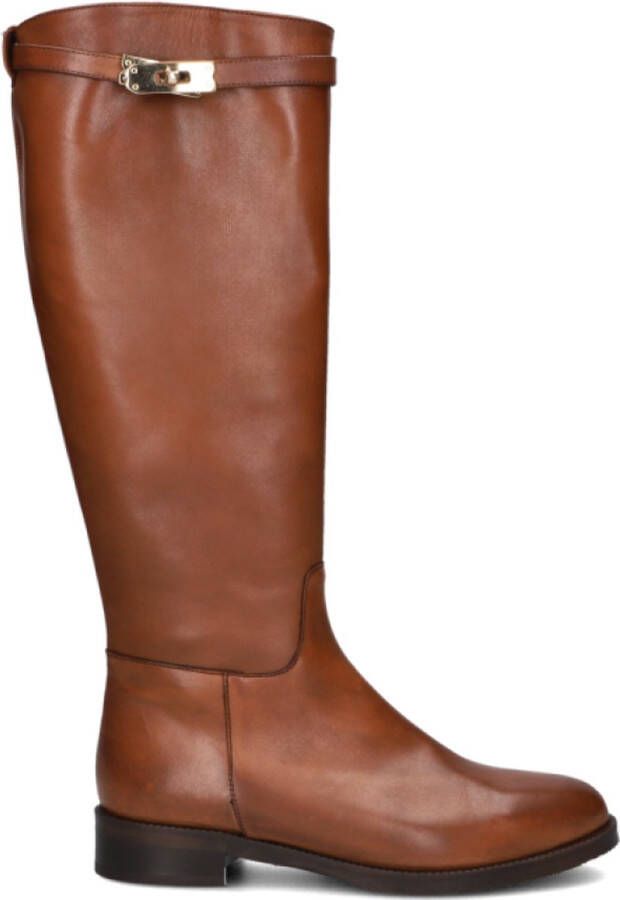 STEFANO LAURAN Hoge Laarzen Dames S3099. Maat: 36 Materiaal: Leer Kleur: Cognac