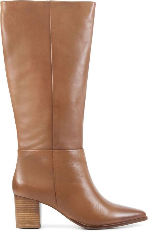 STEFANO LAURAN Hoge Laarzen Dames S3111. Maat: 38 Materiaal: Leer Kleur: Cognac
