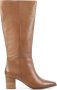 STEFANO LAURAN Hoge Laarzen Dames S3111. Maat: 39 Materiaal: Leer Kleur: Cognac - Thumbnail 1
