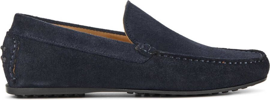 Stefano Lauran Instappers Loafers Heren Herenschoenen Suède S3143 Blauw