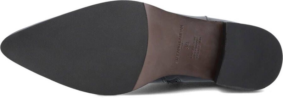 Stefano Lauran Pe2023 Enkellaarsjes Enkelboots met rits Dames Zwart