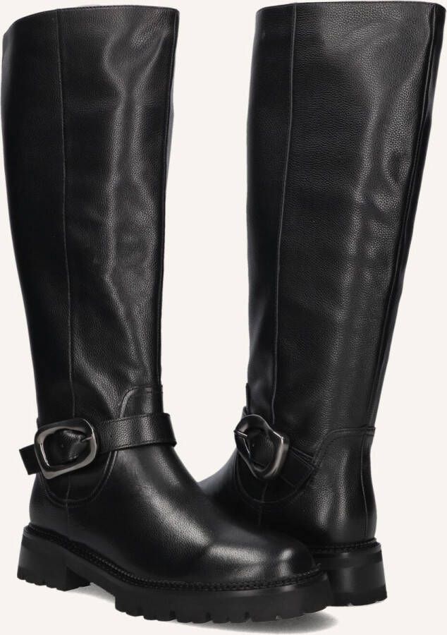 STEFANO LAURAN Hoge Laarzen Dames Pe2053 Maat: 37 Materiaal: Leer Kleur: Zwart - Foto 4