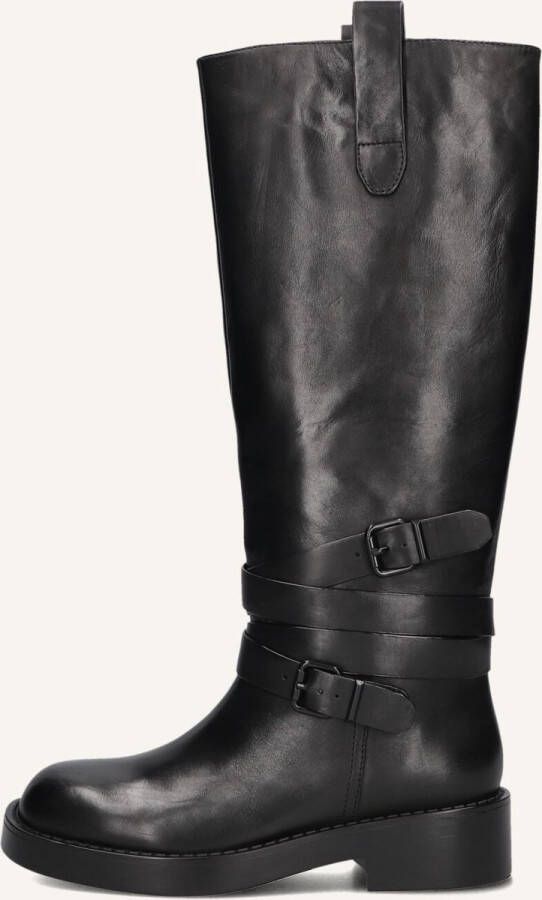 STEFANO LAURAN Hoge Laarzen Dames Pe2058 Maat: 40 Materiaal: Leer Kleur: Zwart - Foto 2