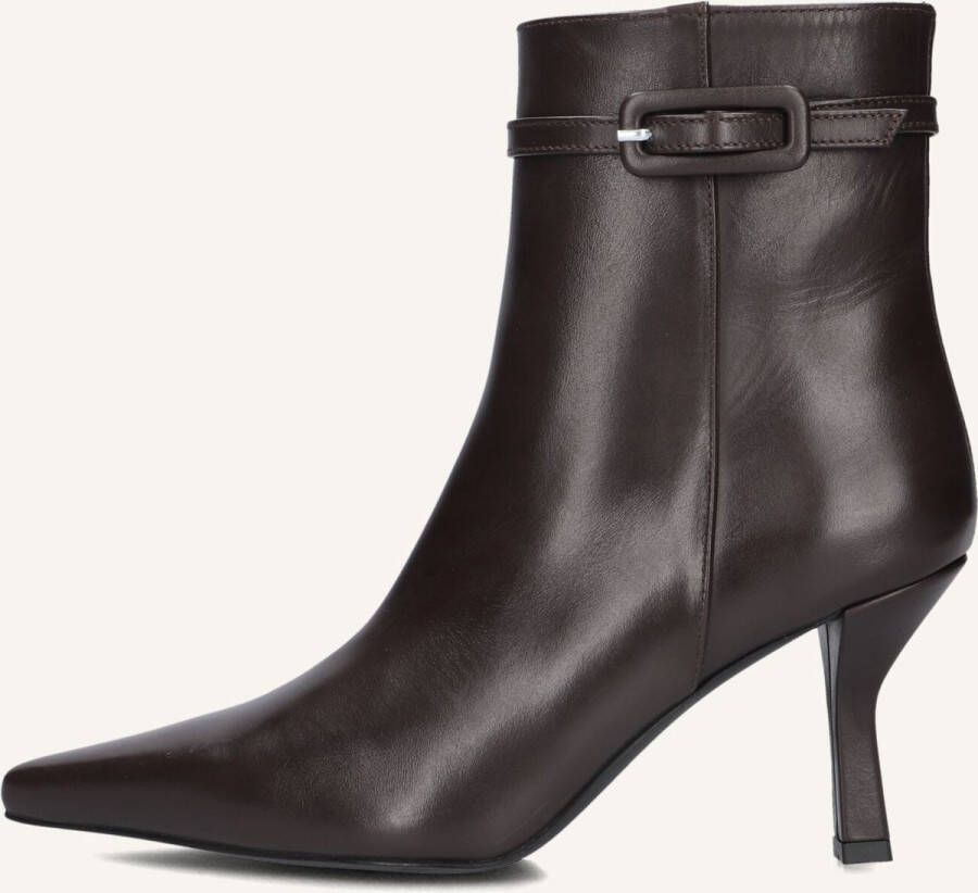 Stefano Lauran Penny2 Enkellaarsjes Enkelboots met rits Dames Bruin